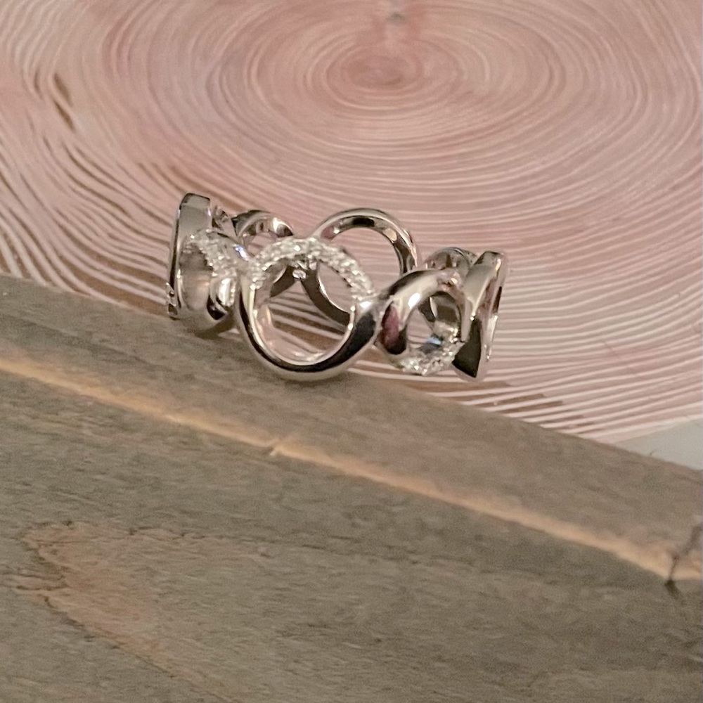 Sterling Silver Eternity Circle Ring